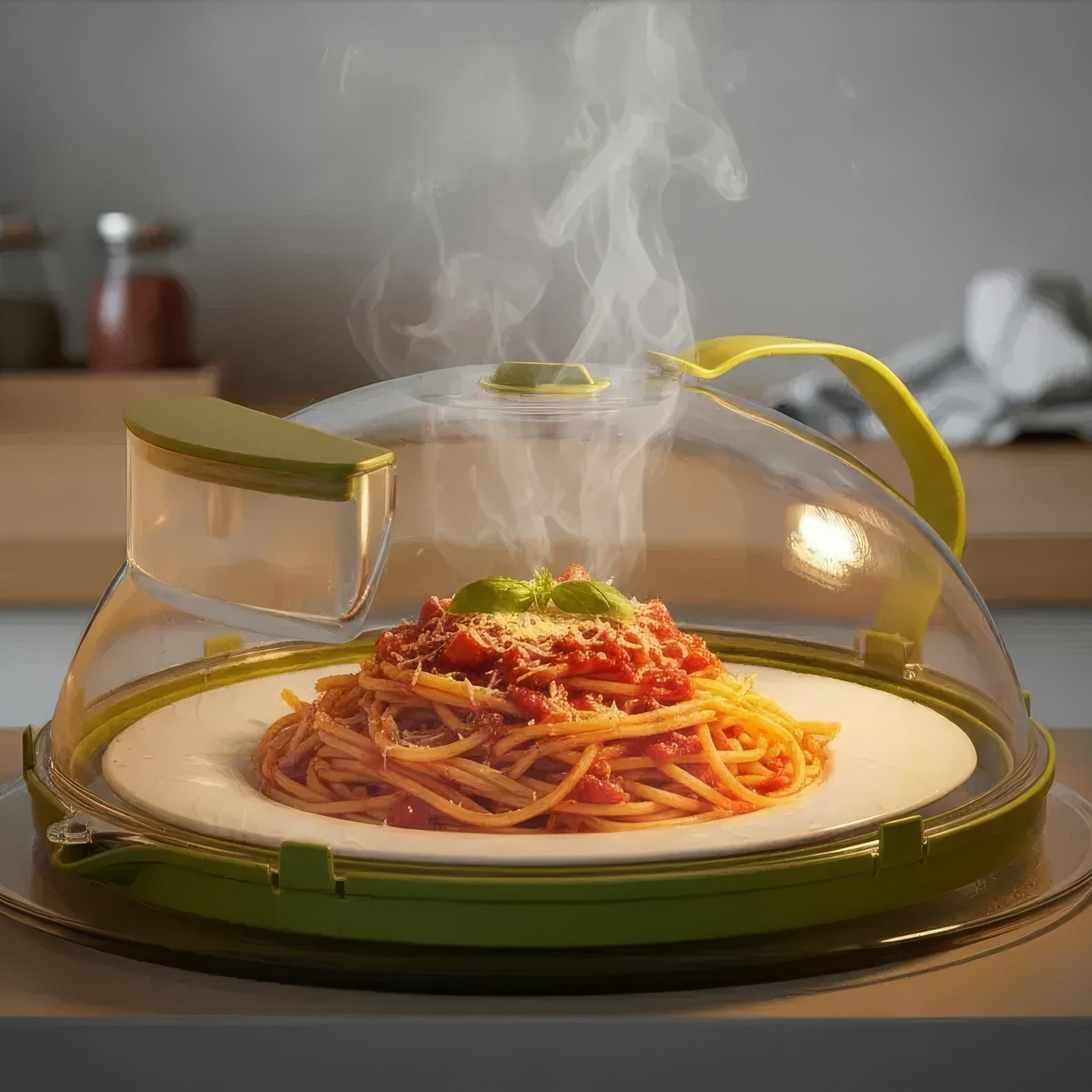 Splatter Guard Deluxe – High-Quality Microwave Protector for Your Kitchen