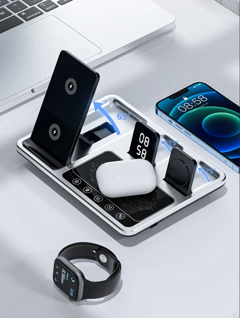 SmartCharge - 4-in-1 Wireless Charger for iPhone, Apple Watch and AirPods