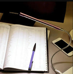 FlexiLight USB LED Leselampe | Flexibler Schwanenhals & 10 LEDs | Tragbares Licht für Laptop & Powerbank