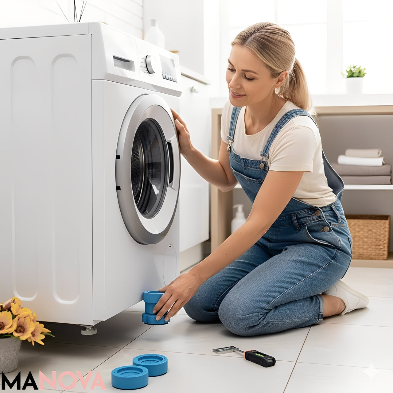 Vibrationsdämpfer für Waschmaschinen – 4er Set