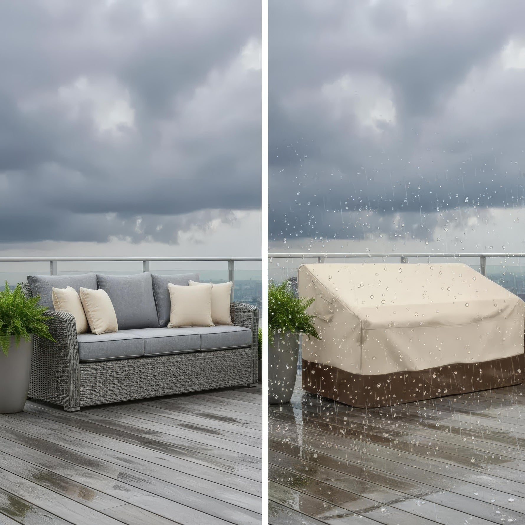 AquaGuard – 100 % wasserdichte Schutzhülle für Gartenmöbel
