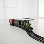 Electric Christmas Train Set with Adjustable Tracks for Festive Decor