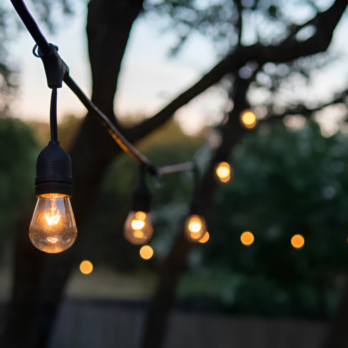 Enchanting LED light chain for festive occasions