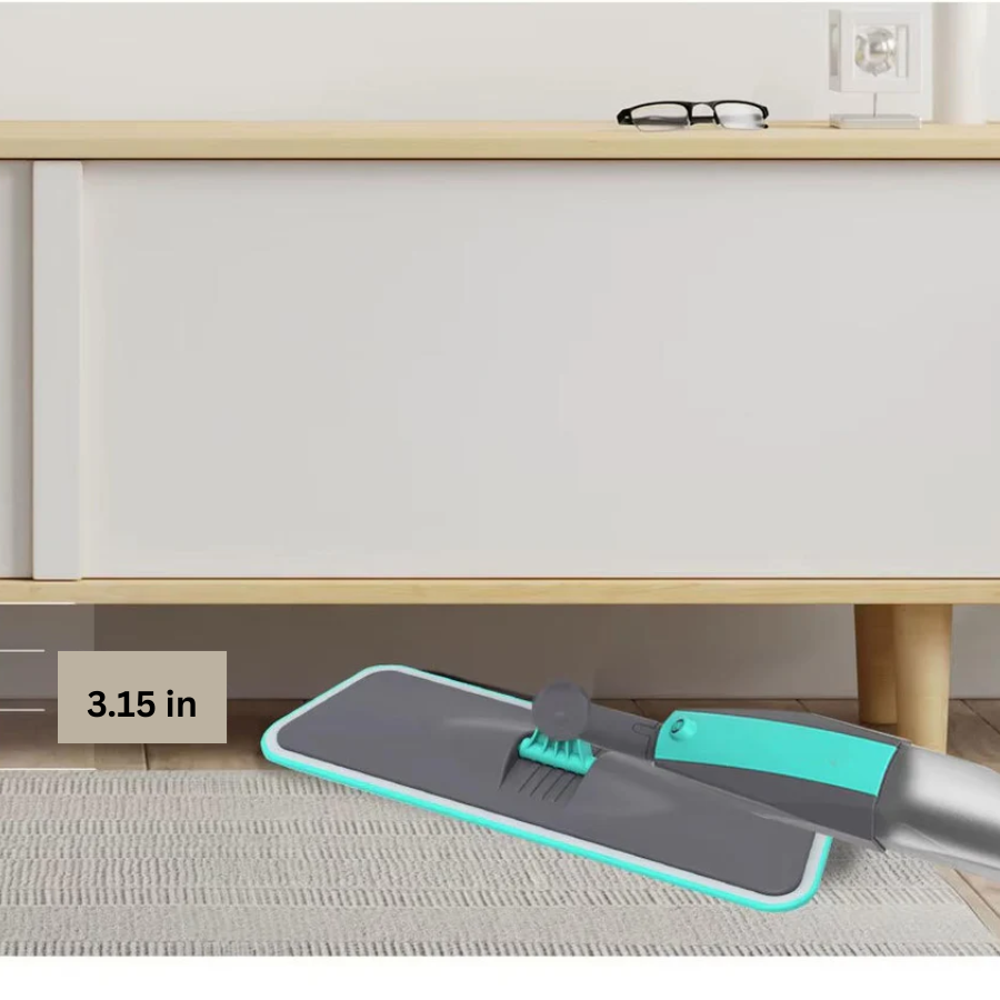 Mikrofasermopp mit Spray für Hartböden