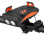 FahrRadPro | Multifunktionales Fahrradzubehör – Halterung, Powerbank, LED-Beleuchtung und Hupe
