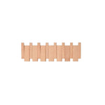 Stilvolles Holzregal mit Klapphaken für Ihren Eingangsbereich