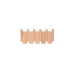 Stilvolles Holzregal mit Klapphaken für Ihren Eingangsbereich