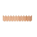 Stilvolles Holzregal mit Klapphaken für Ihren Eingangsbereich
