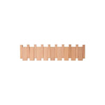 Stilvolles Holzregal mit Klapphaken für Ihren Eingangsbereich