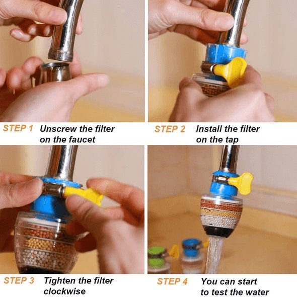 High-quality water filter attachment for clean drinking water