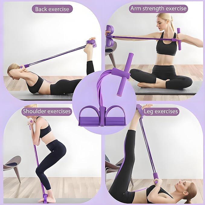 Vielseitiges Fitness Widerstandsband Set für effektives Training
