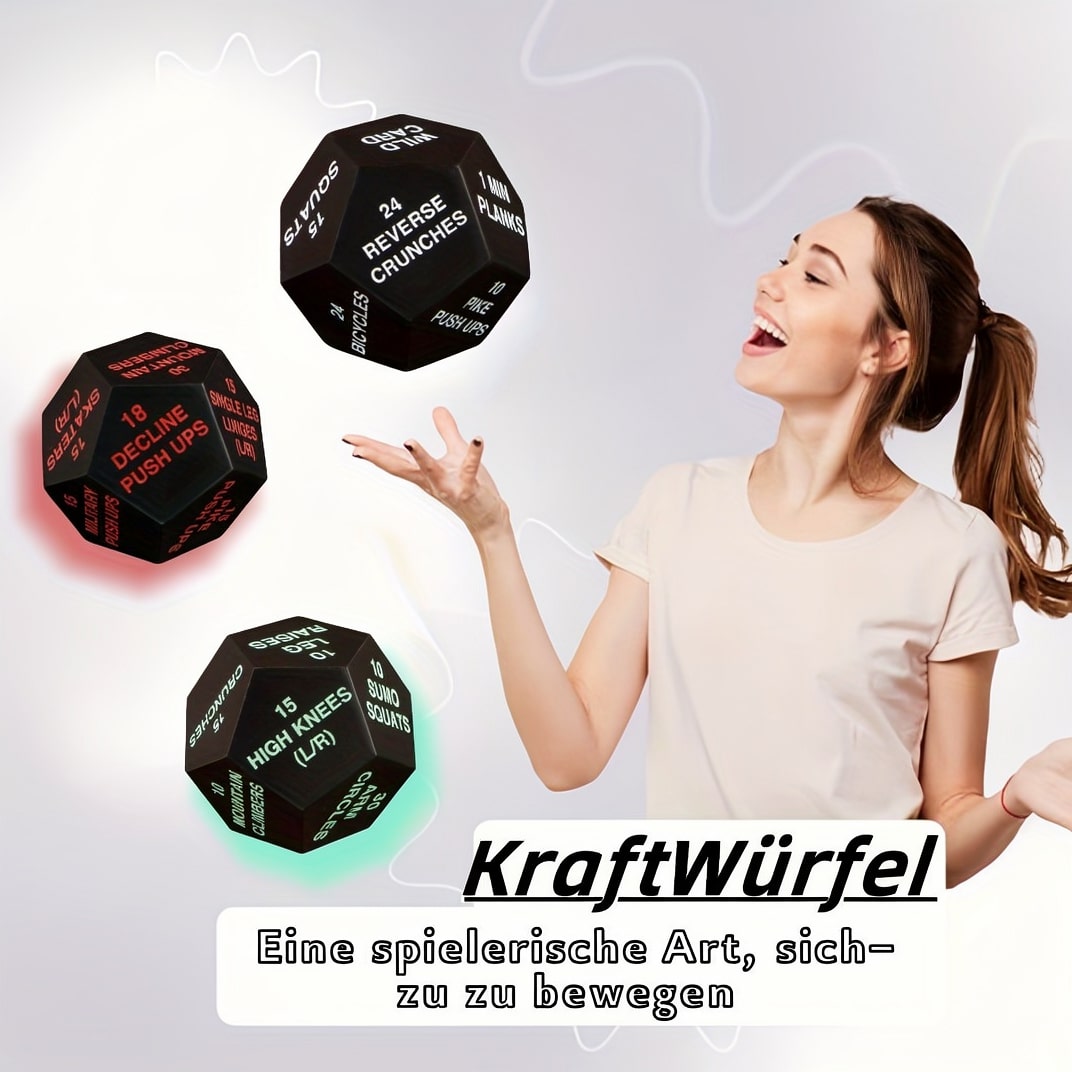 KraftWürfel – Abwechslungsreiches Home Workout für Jeden