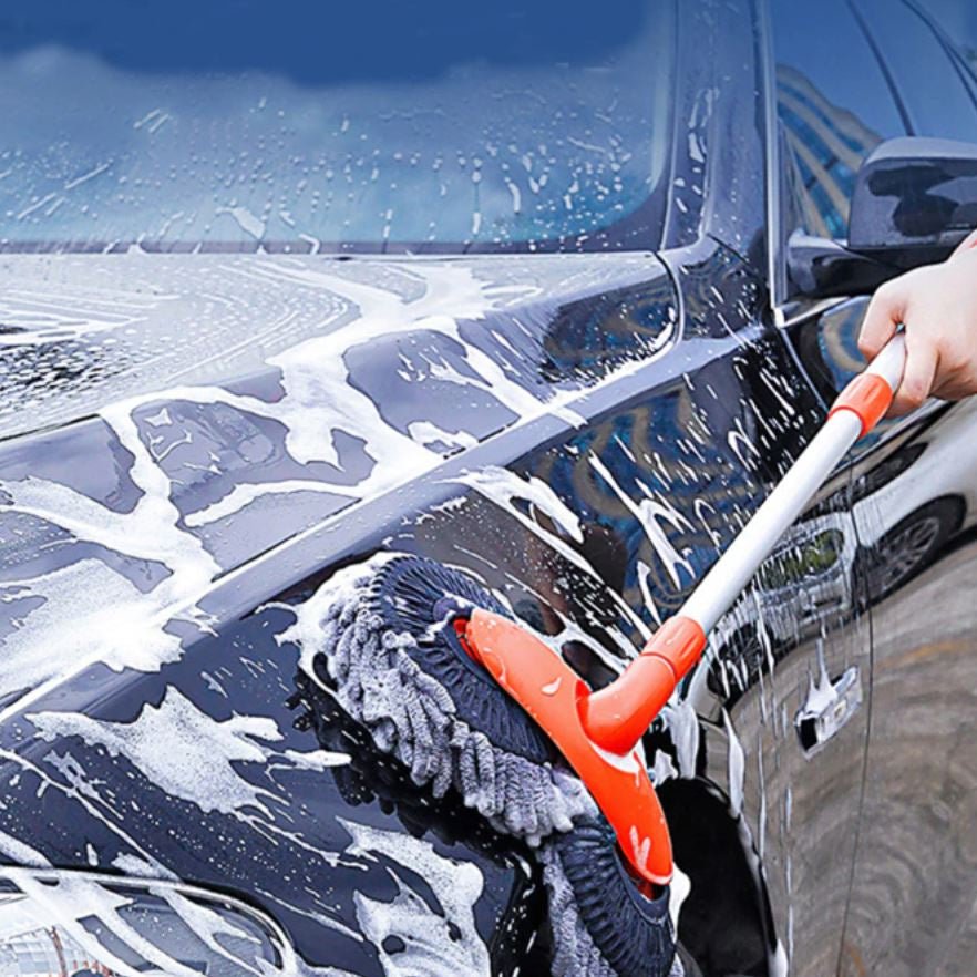 TurboClean Autoreinigungsbürste mit Rotationsmechanismus für mühelose Fahrzeugpflege