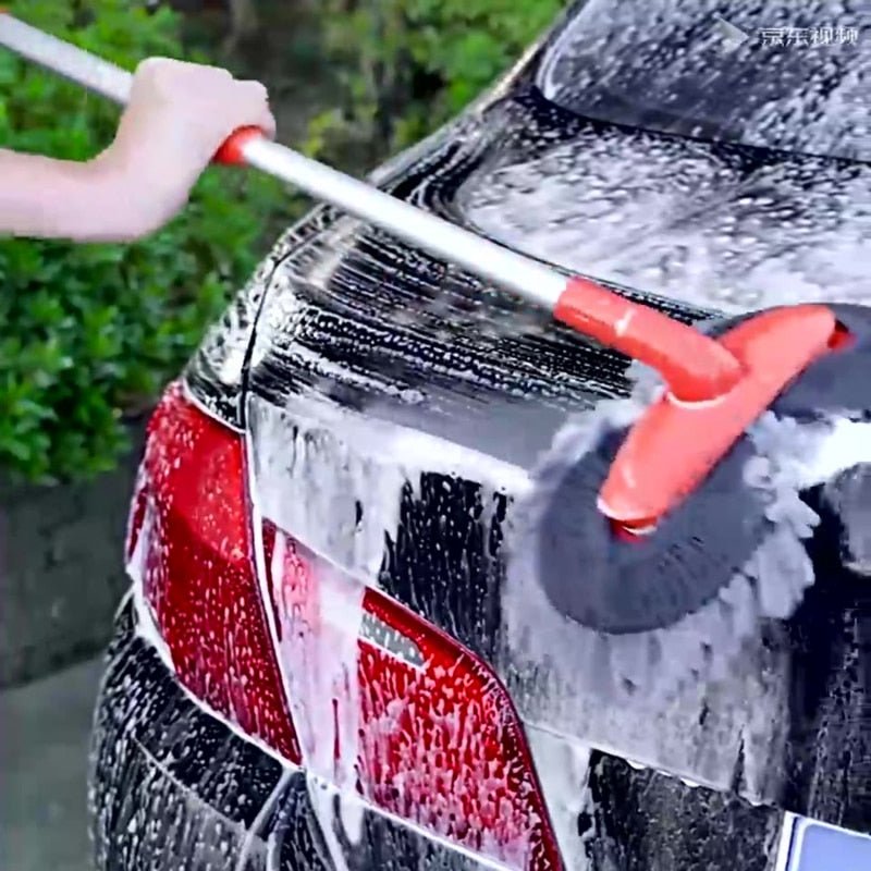 TurboClean Autoreinigungsbürste mit Rotationsmechanismus für mühelose Fahrzeugpflege