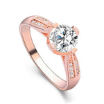 Eleganter Kristallring in Blumenform | Luminara