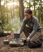 CampingProfi | Tragbarer Butan-Kocher mit Tasche & Gasflasche