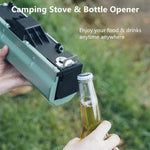 CampingProfi | Tragbarer Butan-Kocher mit Tasche & Gasflasche