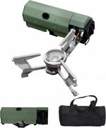 CampingProfi | Tragbarer Butan-Kocher mit Tasche & Gasflasche