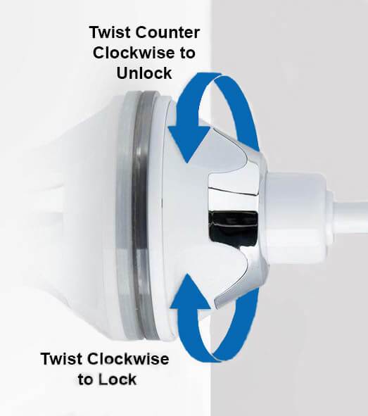 LumiView LED Magnifying Mirror | 10x Magnification | Flexible Design