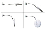 LumiView LED Magnifying Mirror | 10x Magnification | Flexible Design