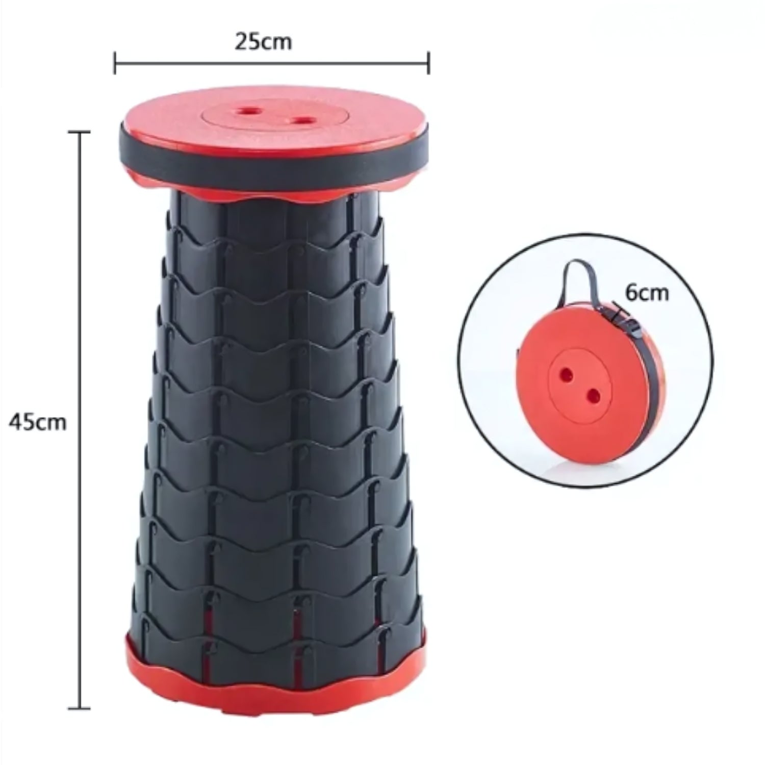 Adjustable Camping Stool | Comfortable and Portable