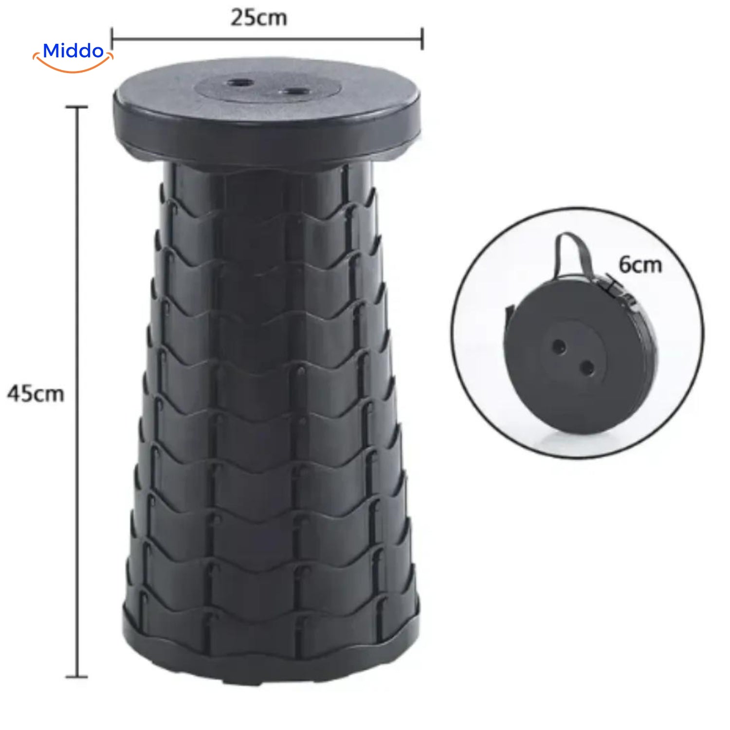 Adjustable Camping Stool | Comfortable and Portable