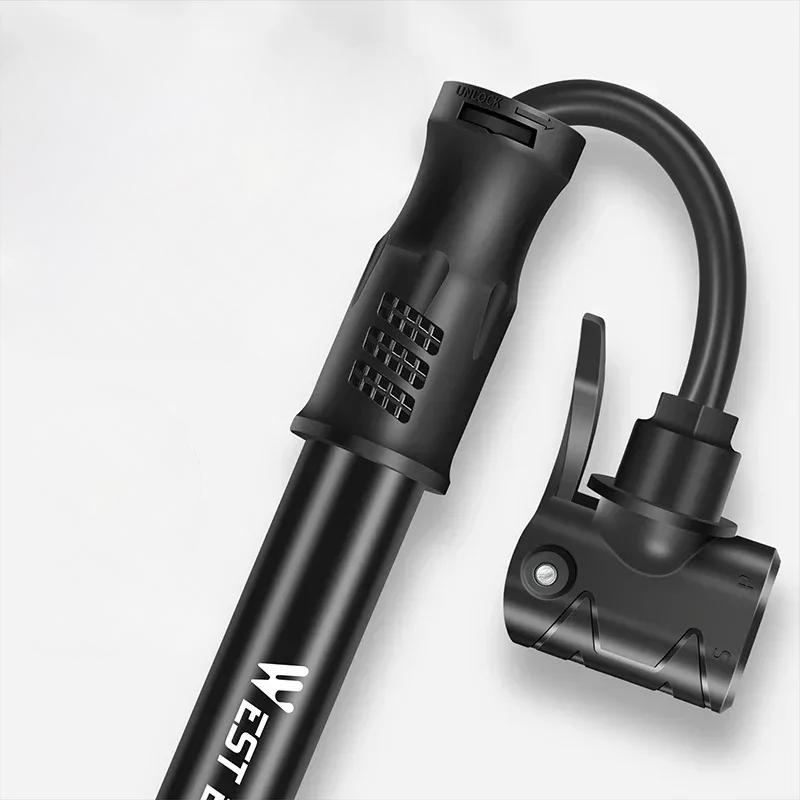 Ultraleichte Mini-Fahrradpumpe für Rennräder bis 100 psi
