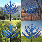 Elegante Metallwetterfahne im Lotusdesign für Ihren Garten