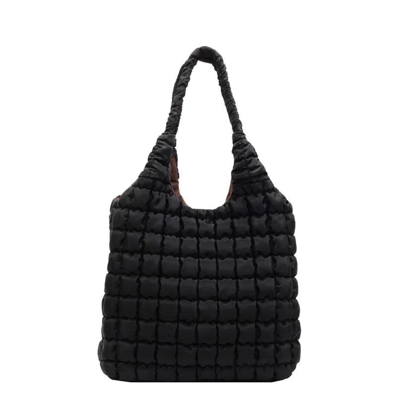 Flauschige Schultertasche für Stilbewusste mit großer Kapazität