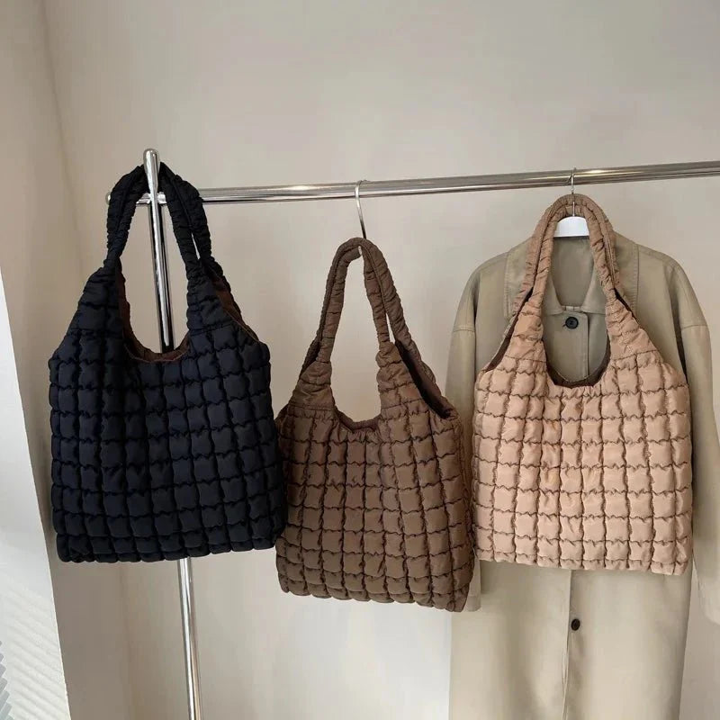 Flauschige Schultertasche für Stilbewusste mit großer Kapazität