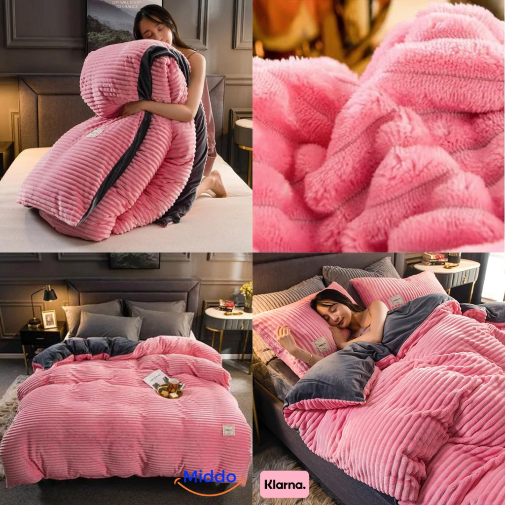 CosyNest | 3-Piece Fleece Bedding Set for Winter