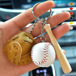 Kreativer Schlüsselanhänger im Baseball-Design