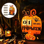 Hölzerner Adventskalender für Halloween
