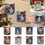 3D Schneemann Tasse