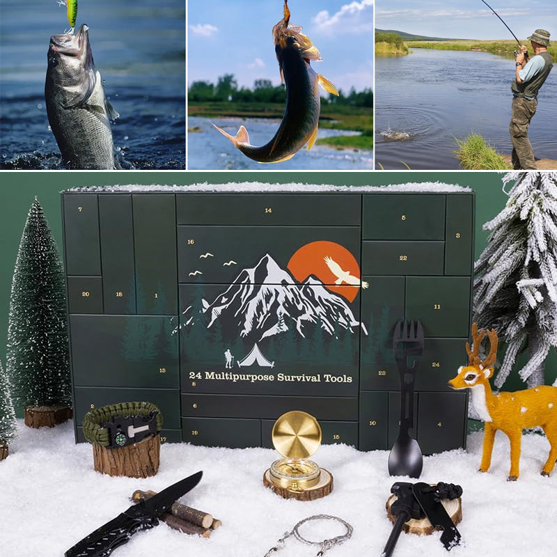 Abenteuerlicher Adventskalender für Outdoor-Fans 2024