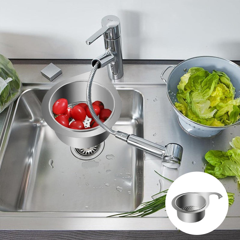 Eckiger Edelstahl Abflusssiebkorb für Spülbecken