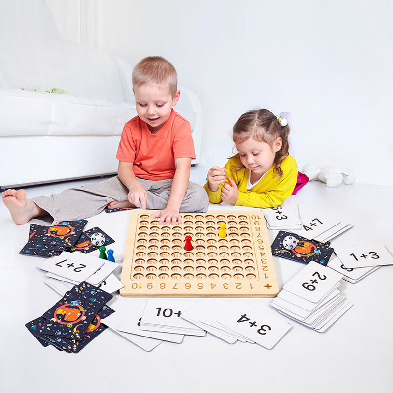 Kreatives Lernspiel zur Förderung der Multiplikation für Kinder