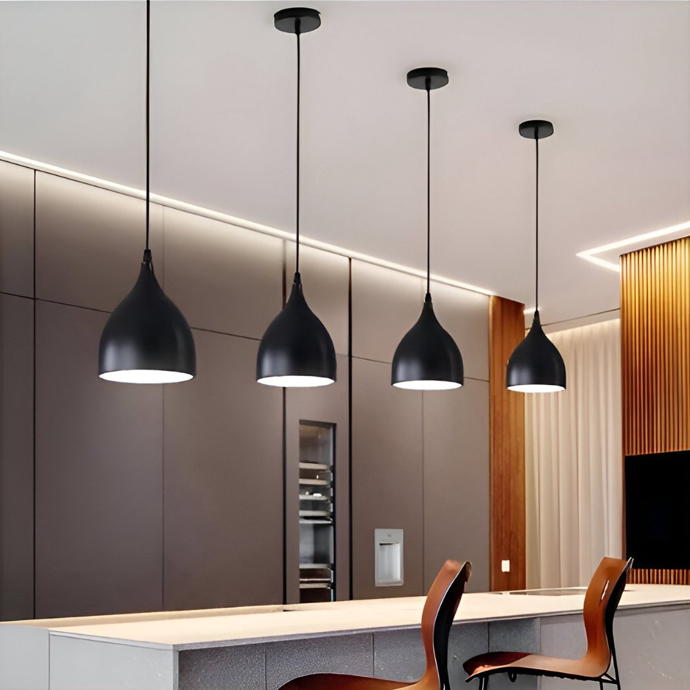 Stilvolle Pendelleuchte im industriellen Design
