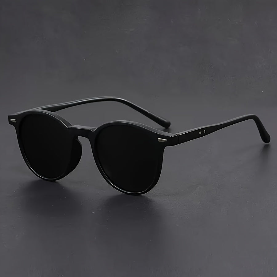 Runde Sonnenbrille mit leichtem Rahmen aus Polycarbonat