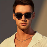Herren Sonnenbrille Retro-Quadrat – Leicht, Stilvoll und Strapazierfähig