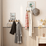 Elegante Wandgarderobe - Flexibles Design mit 5 Haken