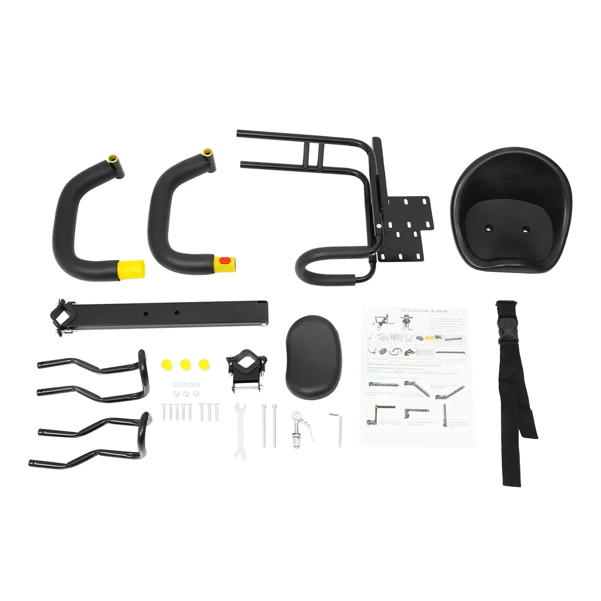 Toddler Bike Seat for Front-Mounting (8 Months to 6 Years)