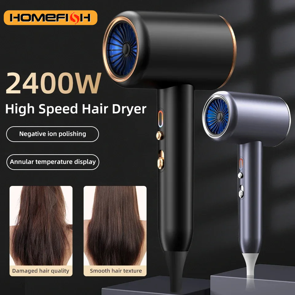 Professional Hair Dryer 2400W | Fast & Gentle for Perfect Styles