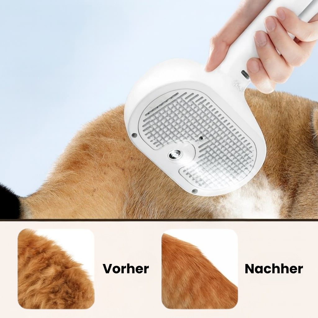 FurMeister: Innovative Haustierbürste mit Dampffunktion