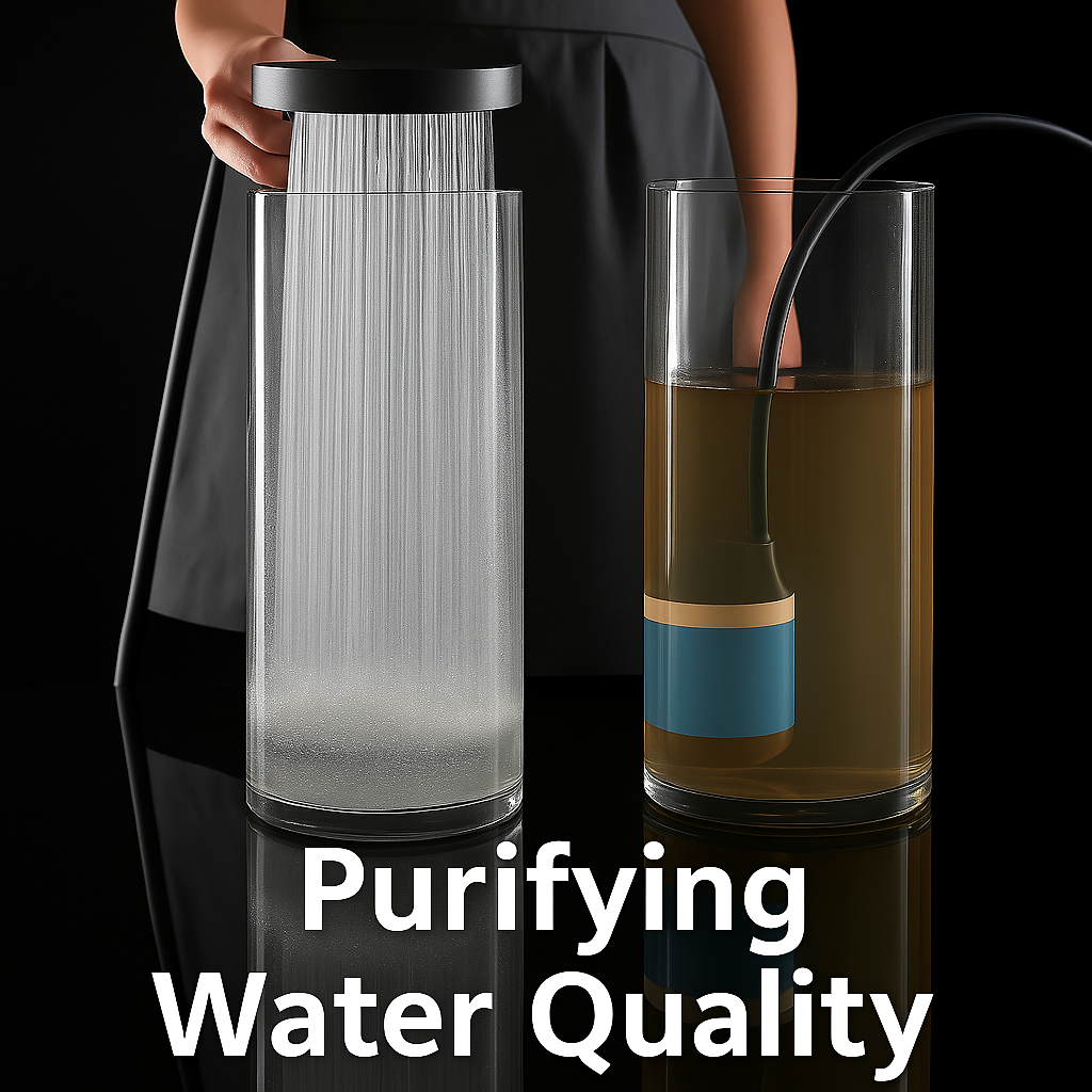 AquaViva | Hochdruck-Duschkopf | Intensiver Wasserfluss & Effektive Filterung für Strahlende Haut und Haare