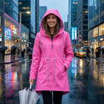 Modische Lange Regenjacke für Damen – Wetterfest und Stilvoll