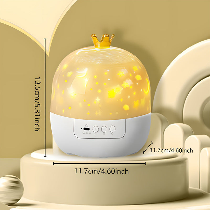 360° Rotating Night Light Projector for Galaxy Display