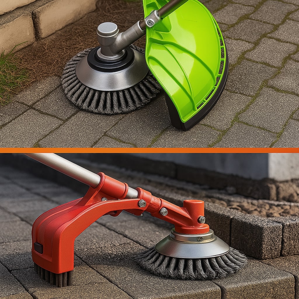 Robuster Bürstenkopf für Ihren Trimmer – Unkraut effektiv entfernen