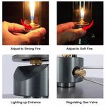Tragbare Gaslampe mit einstellbarer Helligkeit