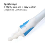 Soft Silicone Tip Earwax Cleaner with Gentle Spiral Design